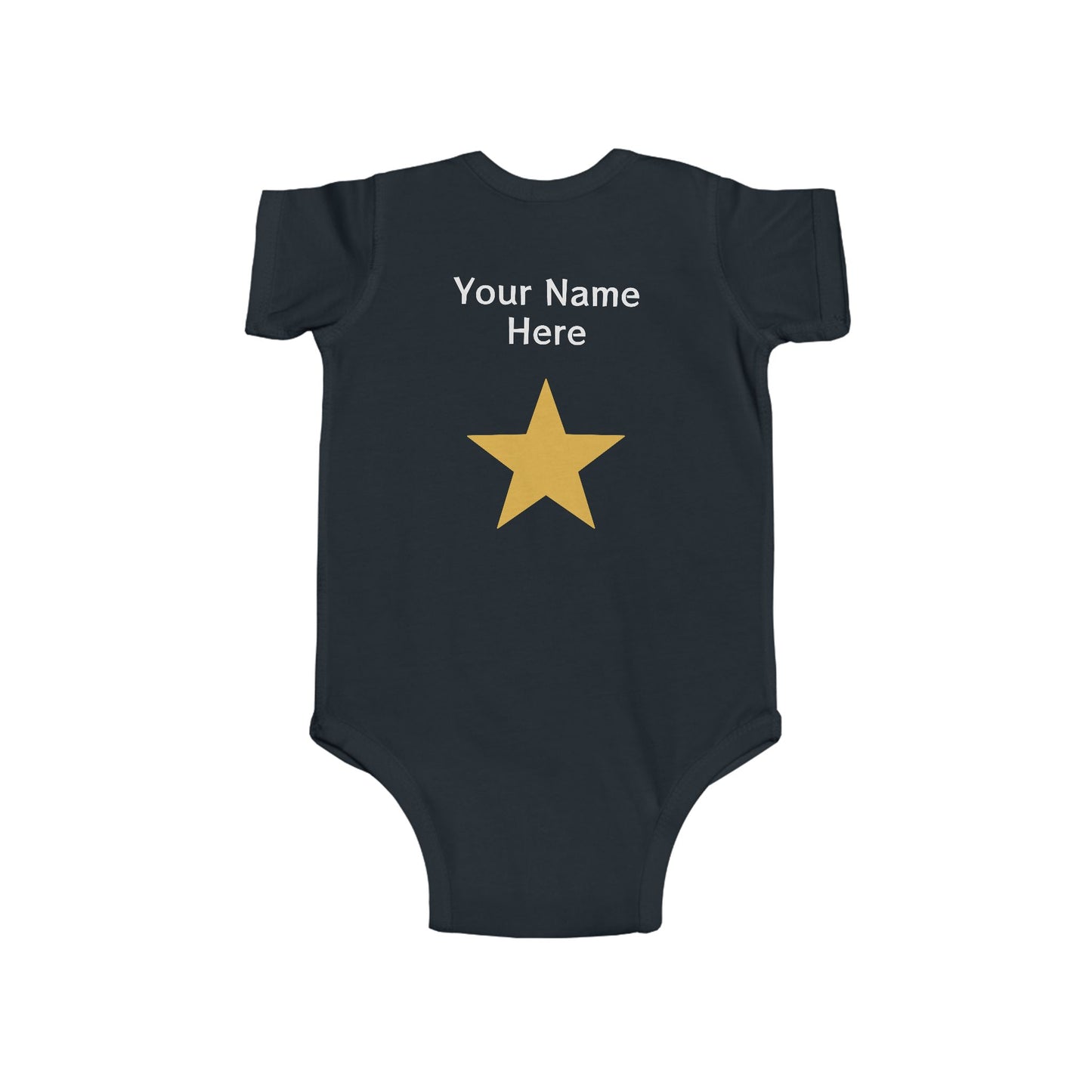 Born Since 2025 Personalized Infant Bodysuit, Newborn Apparel, Fine Jersey Onesie, Custom Name Baby Onesie