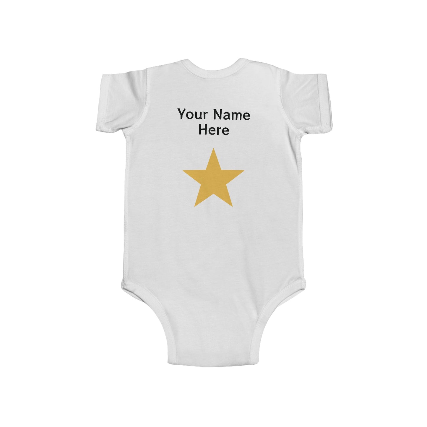 Born Since 2025 Personalized Infant Bodysuit, Newborn Apparel, Fine Jersey Onesie, Custom Name Baby Onesie